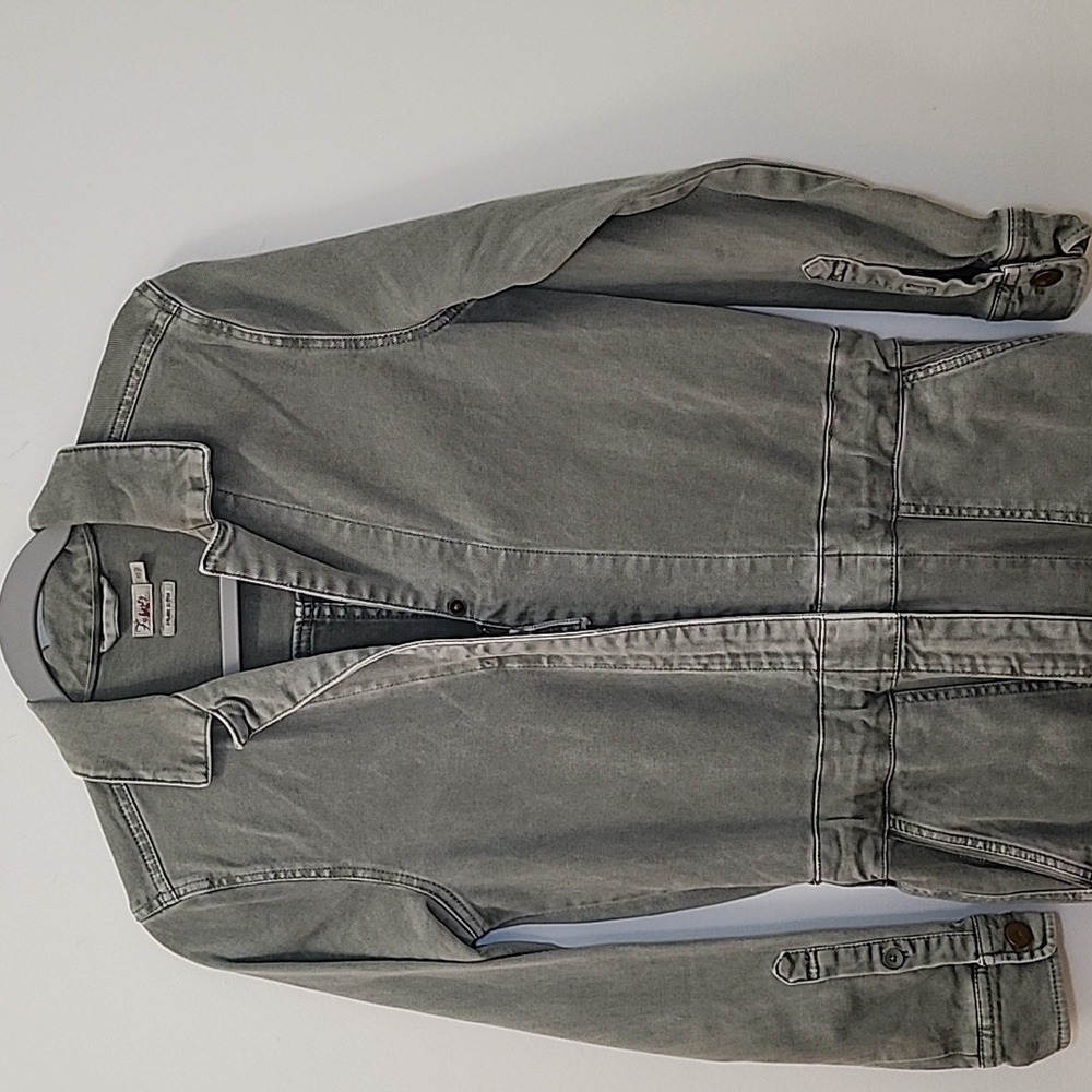 Faherty Women's Olive Overland Twill Jumpsuit Size XS - Picture 7 of 15